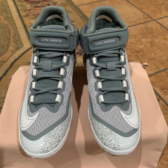 Nike Alpha Huarache Elite 4 Mid’ Baseball Cleats - Picture 4 of 13